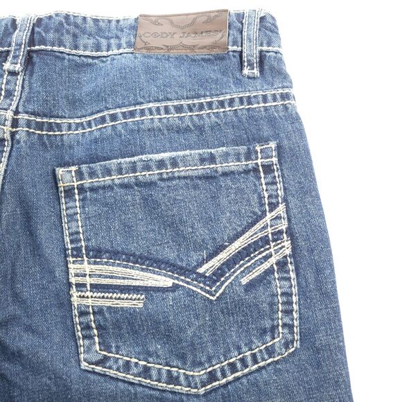 Cody James Casual Button Zip Medium Wash Denim Jeans Womens Size 20 Blue - Picture 4 of 10